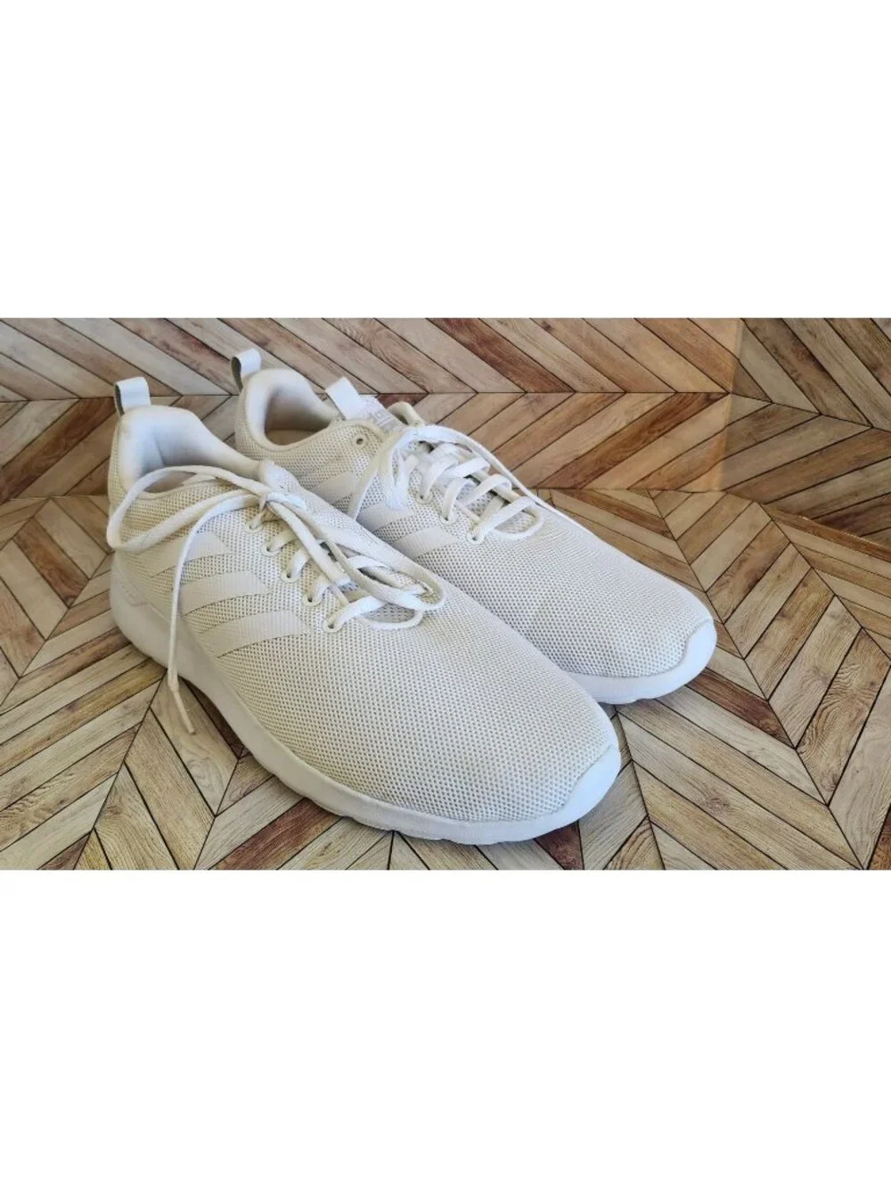 Women Adidas Lite Racer CLN White Cloudfoam Running Athletic Shoe Size 11 BB6235